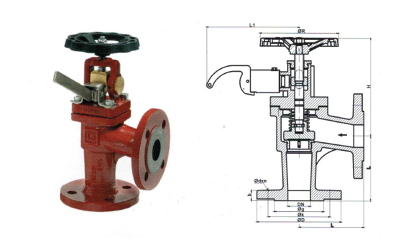 Ani Kapama Vanası (Gönye Tip) 
