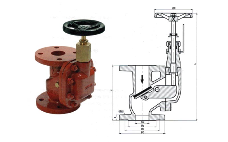 Tuvalet Çalparası-Fırtına Vanası (Düz Lip) 
