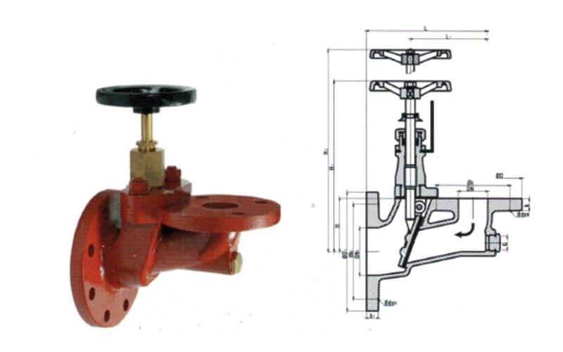 Tuvalet Çalparası-Fırtına Vanası (Gönye Tip)