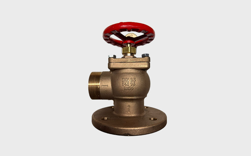 Yangın Vanası (Gönye Lip, Bronz, Flanşlı)	